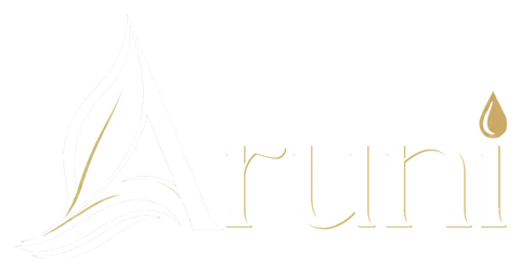 Arunika Lestari logo in white